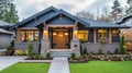 Street View Of Neat And Tidy Modern Craftsman Bungalow