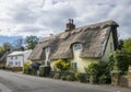 Thatched Cottages in an English Village Royalty Free Stock Photo