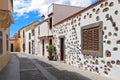 Street View of Old Town of Aguimes in Gran Canaria.