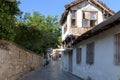 Street view of old town of Antalya Royalty Free Stock Photo