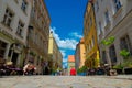 street view of old town, Poznan, Poland