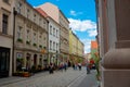 street view of old town, Poznan, Poland