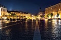 Street view in the Old Town of Vilnius