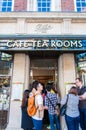 Street view over Bettys Tea Rooms, York, England Royalty Free Stock Photo