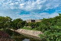 The Moat and the City Wall in Xi`an, China