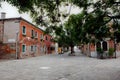 Street view, piazza, Murano, Italy