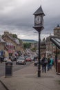 Street view of Pitlochry, Scotland