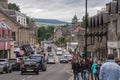 Street view of Pitlochry, Scotland