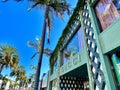 Street view of Rodeo Drive in Beverly Hills, California, a renowned shopping destination