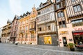 Street view in Rouen city, France