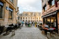 Street view in Rouen city, France