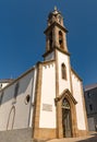 View of Saint Bartolomeu church in CariÃÂ±o, in the Galicia region of Spain.