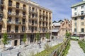 Street view of Sants quarter of Barcelona.