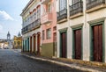 Street view of Sao Joao del Rei colonial buildings - Sao Joao Del Rei, Minas Gerais, Brazil