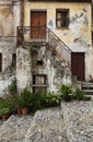 Street view in scalea italy Royalty Free Stock Photo