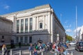 Street view of the Science Museum building with people around in the daytime in London Royalty Free Stock Photo