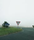 Street view at Scottish border Royalty Free Stock Photo