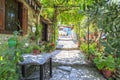 Street view of Sirince village in Izmir providence, Turkey Royalty Free Stock Photo