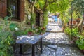 Street view of Sirince village in Izmir providence, Turkey Royalty Free Stock Photo
