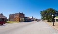 Street view in a small village in Oklahoma at Route 66 - STROUD - OKLAHOMA - OCTOBER 16, 2017