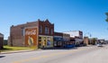 Street view in a small village in Oklahoma at Route 66 - STROUD - OKLAHOMA - OCTOBER 16, 2017