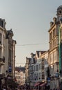 Street view of some Buildings in the center of Brussels