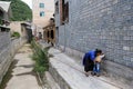 Street view in Tianlong Tunbao town China Royalty Free Stock Photo