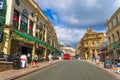 Street view of Torquay town United Kingdom