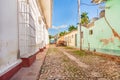 Street view of Trinidad town in Cuba Royalty Free Stock Photo