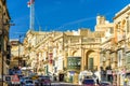 Street view of Triq ir-Repubblika, Victoria, Gozo, Malta