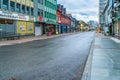 Street view of Tromso, Norway Royalty Free Stock Photo