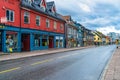 Street view of Tromso, Norway Royalty Free Stock Photo