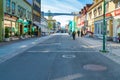 Street view of Tromso, Norway Royalty Free Stock Photo