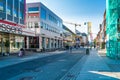 Street view of Tromso, Norway Royalty Free Stock Photo