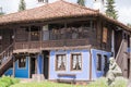 Street view of typical Bulgarian architecture, Koprivshtitsa Royalty Free Stock Photo