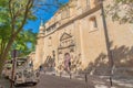 Street view of Ubeda city at the church, Andalusia, Spain