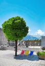 Street view of Vaduz town, Liechtenstein