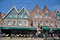 Street view of Volendam city, Netherlands Royalty Free Stock Photo