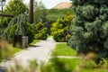 Street view inside Alba Carolia Fortress in Alba Iulia