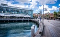 Street view of Woolloomooloo Finger wharf in Sydney NSW Australia