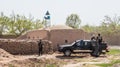 Street and village life in Gardez in Afghanistan in the summer Royalty Free Stock Photo