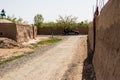 Street and village life in Gardez in Afghanistan in the summer Royalty Free Stock Photo