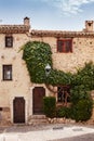 Street in the village of Saint-Paul-de-Vence in the south of France Royalty Free Stock Photo