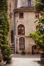 Street in the village of Saint-Paul-de-Vence in the south of France Royalty Free Stock Photo