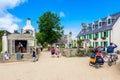 Street in The Village on Sark, Channel Islands, UK