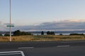 Street on the way to Acacia Bay, New Zealand Royalty Free Stock Photo