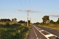 Street on the way to Acacia Bay, New Zealand Royalty Free Stock Photo