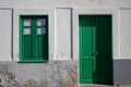 White green combination of the architecture, Spain