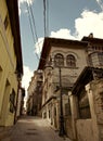 Street of the Wind the second narrowest street in Romania Royalty Free Stock Photo