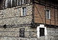 Street at winter in Bansko town Royalty Free Stock Photo